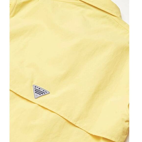 NWT Columbia Bahama II Long Sleeve Sunlit Yellow Button Down Shirt XXS - Picture 6 of 8